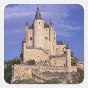 Adesivo Quadrado Alcazar, Segóvia, Castela e Leão, Espanha, Unesco