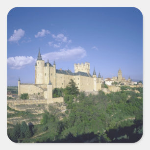 Adesivo Quadrado Alcazar, Segóvia, Castela Leão, Espanha 2