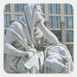 Adesivo Quadrado Alegoria da Filosofia do Monumento a Schiller em B