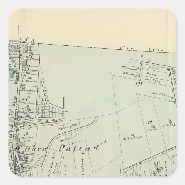 Adesivo Quadrado Alegrey ward 7 (Frente)