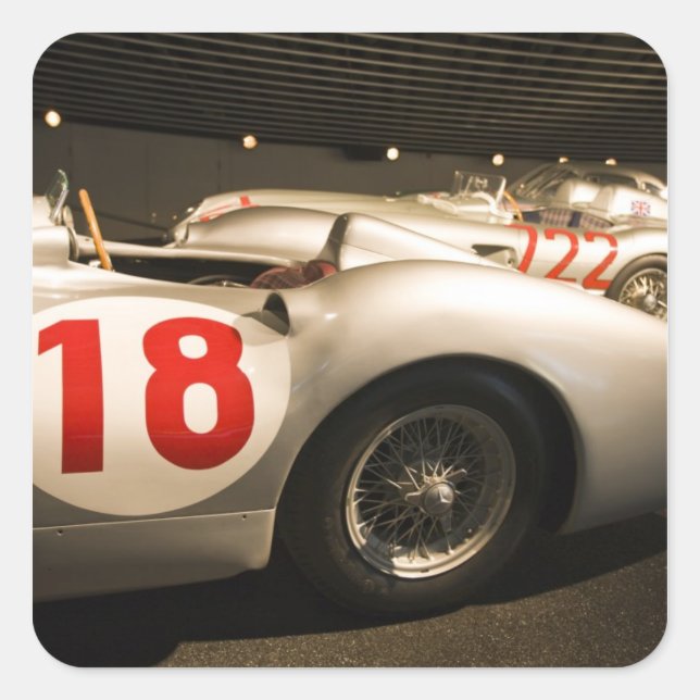 Adesivo Quadrado Alemanha, Baden-Wuremberg, Estugarda. (Frente)