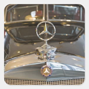 Adesivo Quadrado Alemanha, Baden-Wuremberg, Estugarda. Mercedes