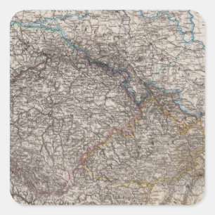 Adesivo Quadrado Alemanha Oriental ou Boêmia