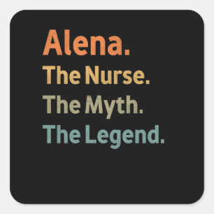 Adesivo Quadrado Alena A Enfermeira A Mitologia A Lenda Engraçado V