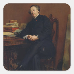 Adesivo Quadrado Alexander Dumas Fils 1877