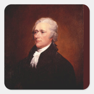 Adesivo Quadrado Alexander Hamilton