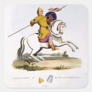 Adesivo Quadrado Alexander mim, rei de Scotland (c.1080-1124),