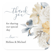 Algo de AZUL Wedding Obrigado Square