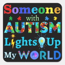 Alguém com AUTISM acende meu mundo