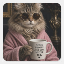 Algumas Pessoas Me Dão o Sticker de Gato Engraçado