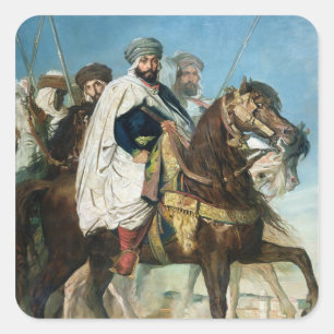 Adesivo Quadrado Ali Ben Ahmed, o último Califa de Constantina