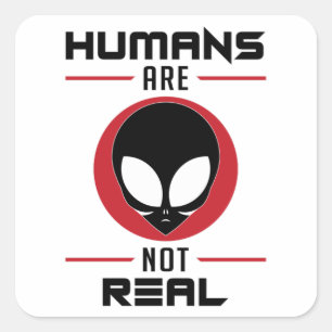 Adesivo Quadrado Alienígena De Cabeça Para Aliens Área 51 Ideia
