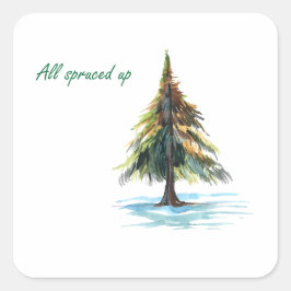 Adesivo Quadrado All spruced up