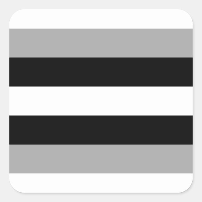 Adesivo Quadrado Allosexual Pride Flag  (Frente)