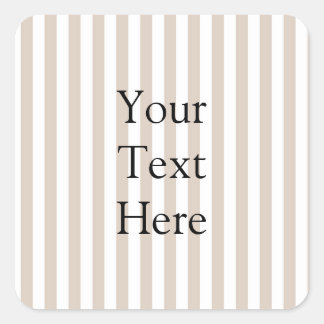 Adesivo Quadrado Almond & White Stripes 