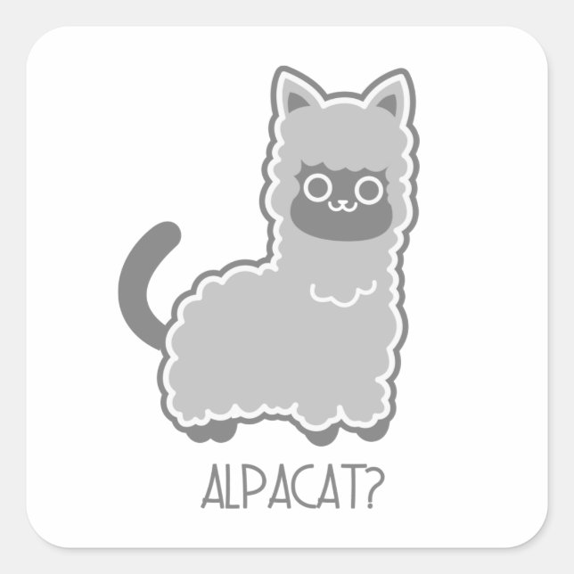 Adesivo Quadrado Alpacat? (Frente)