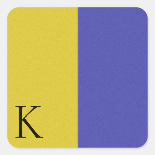 Adesivo Quadrado Alphabet Sticker K Sinal Náutico