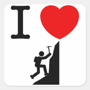 Adesivo Quadrado Alpinismo