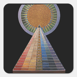 Adesivo Quadrado Altarpart de Hilma af Klint, Fine Art