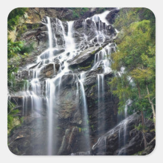 Adesivo Quadrado Alts Mountain Top Waterfall
