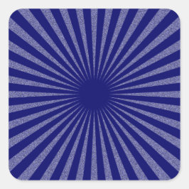 Adesivo Quadrado Alvo Azul -