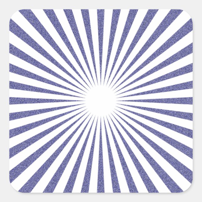 Adesivo Quadrado Alvo Branco - (Frente)