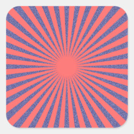 Adesivo Quadrado Alvo Vermelho -