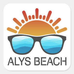Adesivo Quadrado Alys Beach Sunglass