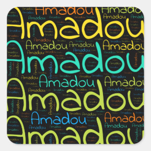 Adesivo Quadrado Amadou