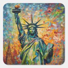 Adesivo Quadrado Amanhecer da liberdade