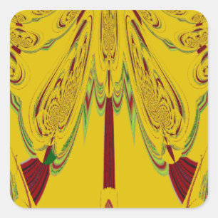 Adesivo Quadrado Amarelo