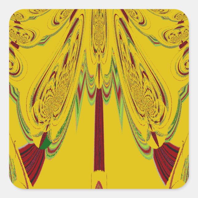 Adesivo Quadrado Amarelo (Frente)