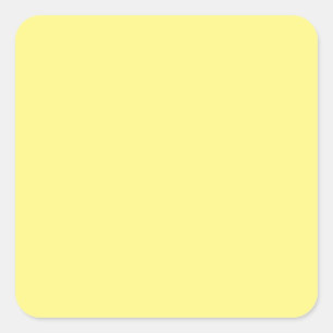 Adesivo Quadrado Amarelo claro #FFF888, Marzipan