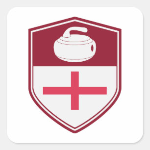 Adesivo Quadrado Amarra de Pedra de Gelo