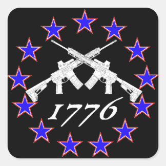 Adesivo Quadrado América 1776