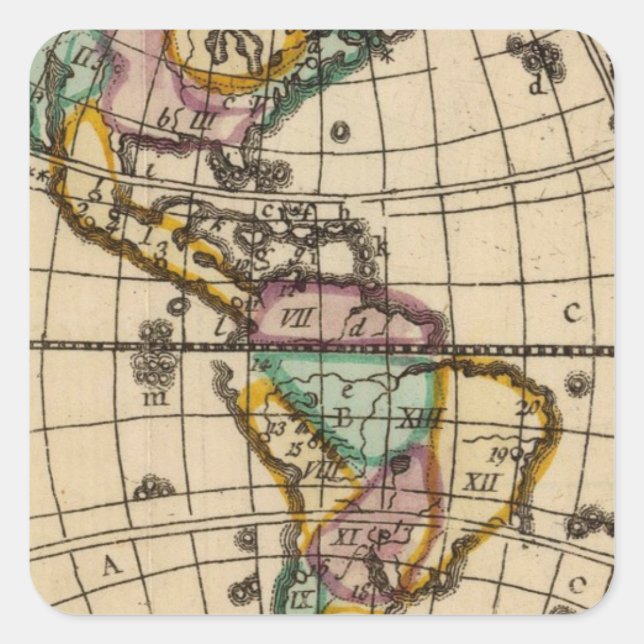 Adesivo Quadrado América 6 (Frente)