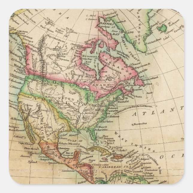 Adesivo Quadrado América 8 (Frente)