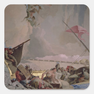 Adesivo Quadrado América, detalhes da Glória da Espanha II