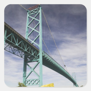 Adesivo Quadrado América do Norte, CANADÁ, Ontário, Windsor: A