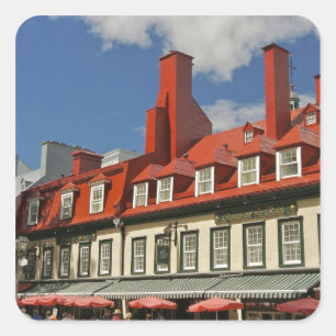 Adesivo Quadrado América do Norte, Canadá, Quebec, Cidade Velha d