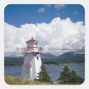 Adesivo Quadrado América do Norte, Canadá, Terra Nova e
