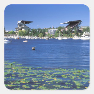 Adesivo Quadrado América do Norte, EUA, Estado de Washington, Seatt