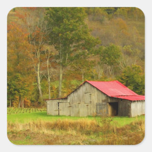 Adesivo Quadrado America do Norte, EUA, North Carolina, rural