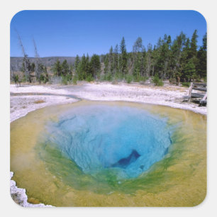 Adesivo Quadrado América do Norte, EUA, Wyoming, Yellowstone 2