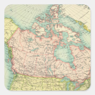 Adesivo Quadrado America do Norte política