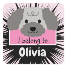 Amigo de Poodulação de Cinzas Bonitas, de Cor Rosa