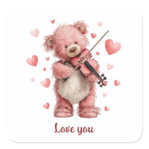 Amo Você Teddy com Violino