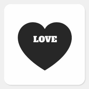 Adesivo Quadrado Amor