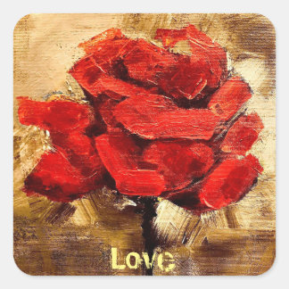 Adesivo Quadrado Amor