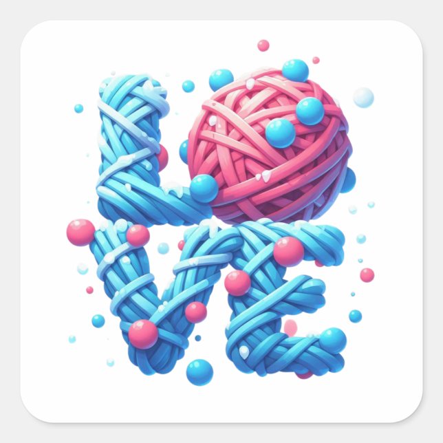 ADESIVO QUADRADO AMOR (Frente)